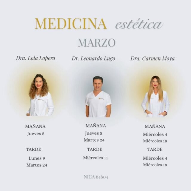 Llega marzo, la primavera y la agenda de nuestros doctores.
No dejes tu cita para última hora, ya sabes que se llenan rápido. 💓💓
☎️ 687 05 06 55
C/Serafín Álvarez Campana 2
Puerto de Santa María
Angelita Alta
#medicinaestetica #endolift #acidohialuronico #inductoresdecolageno