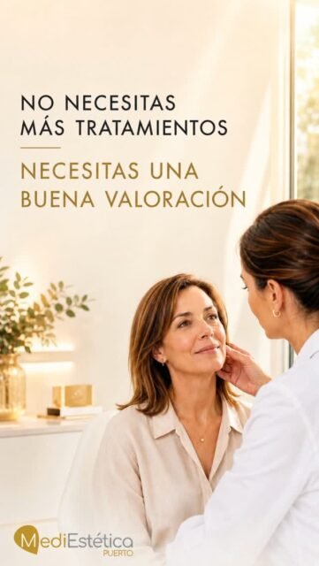 No siempre necesitas más tratamientos, sino saber cuáles son realmente adecuados para tí.⭐️⭐️

En Mediestética Puerto  realizamos una valoración personalizada, analizamos tus necesidades, el estado de tu piel y tus objetivos para recomendarte el tratamiento o programa que mejor se adapte a tí. 🌝🌝

Porque un resultado comienza siempre con una buena valoración. 

☎️ 687 05 06 55

📍C/ Serafín Álvarez Campana 2
  Puerto de Santa María 

#medicinaestetica #esteticaavanzada